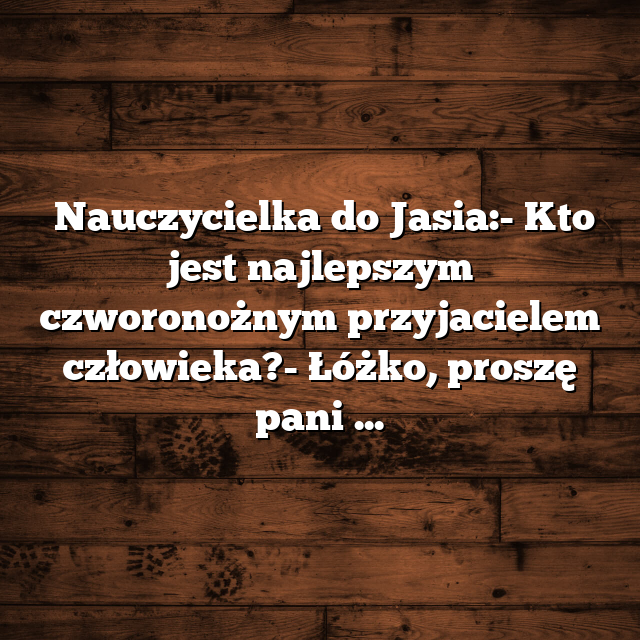 Czworonożny Przyjaciel