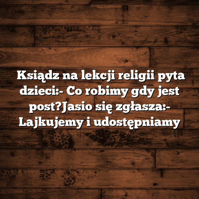 Post Według Jasia
