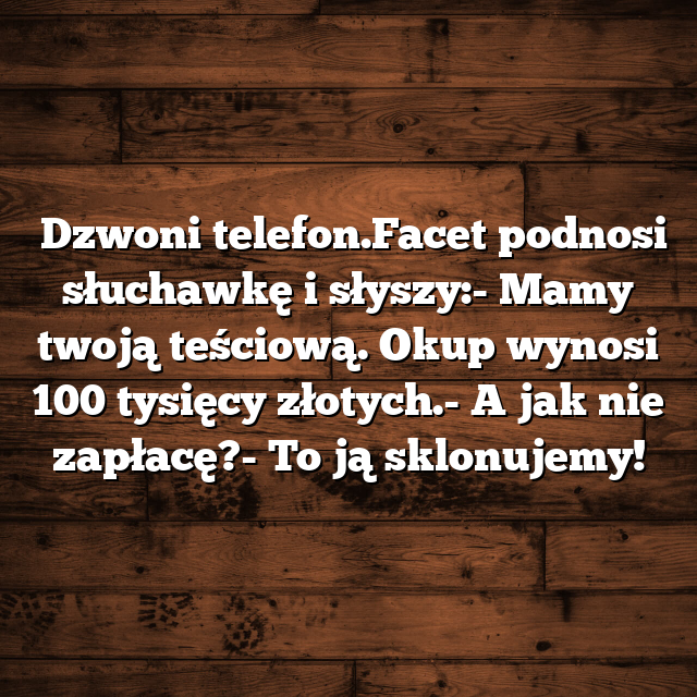 Sklonowana Teściowa
