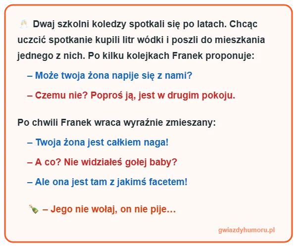 obraz do Niepijący Gach Żony