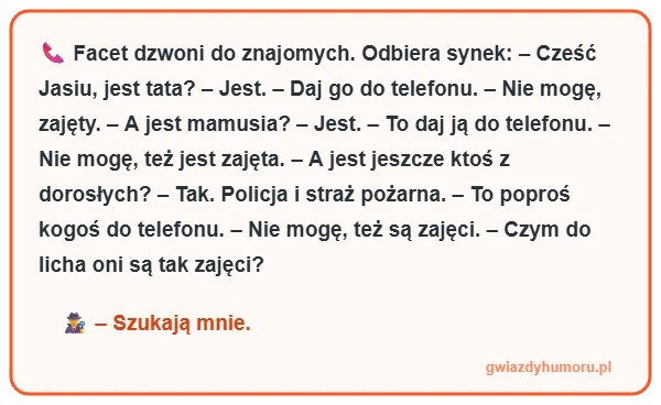 Grafika do dowcipu Zaginiony Jasiu