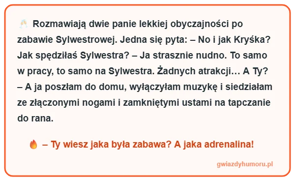 Grafika do dowcipu Sylwester Bez Atrakcji